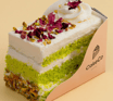 Pistachio Cake Slice